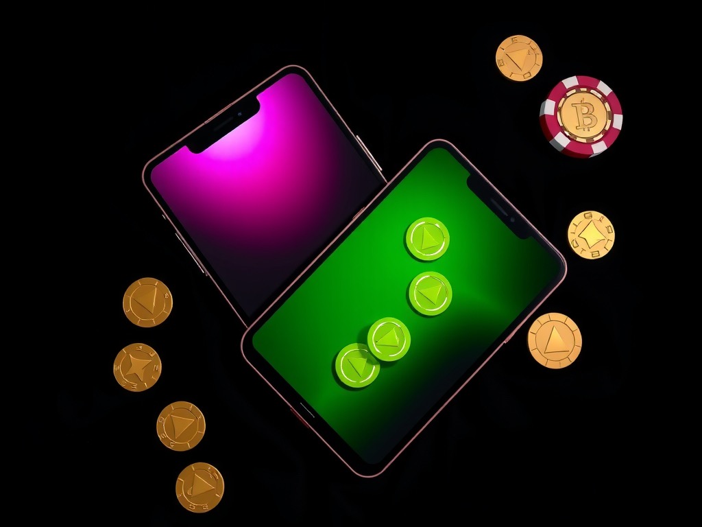 A smartphone and tablet side by side showing Diwa Play game art